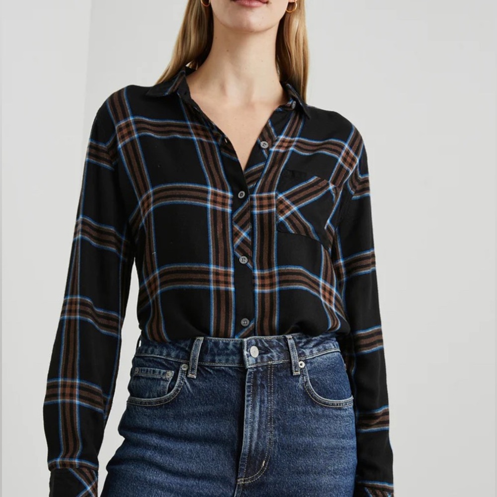 Rails Hunter shirt in colbalt